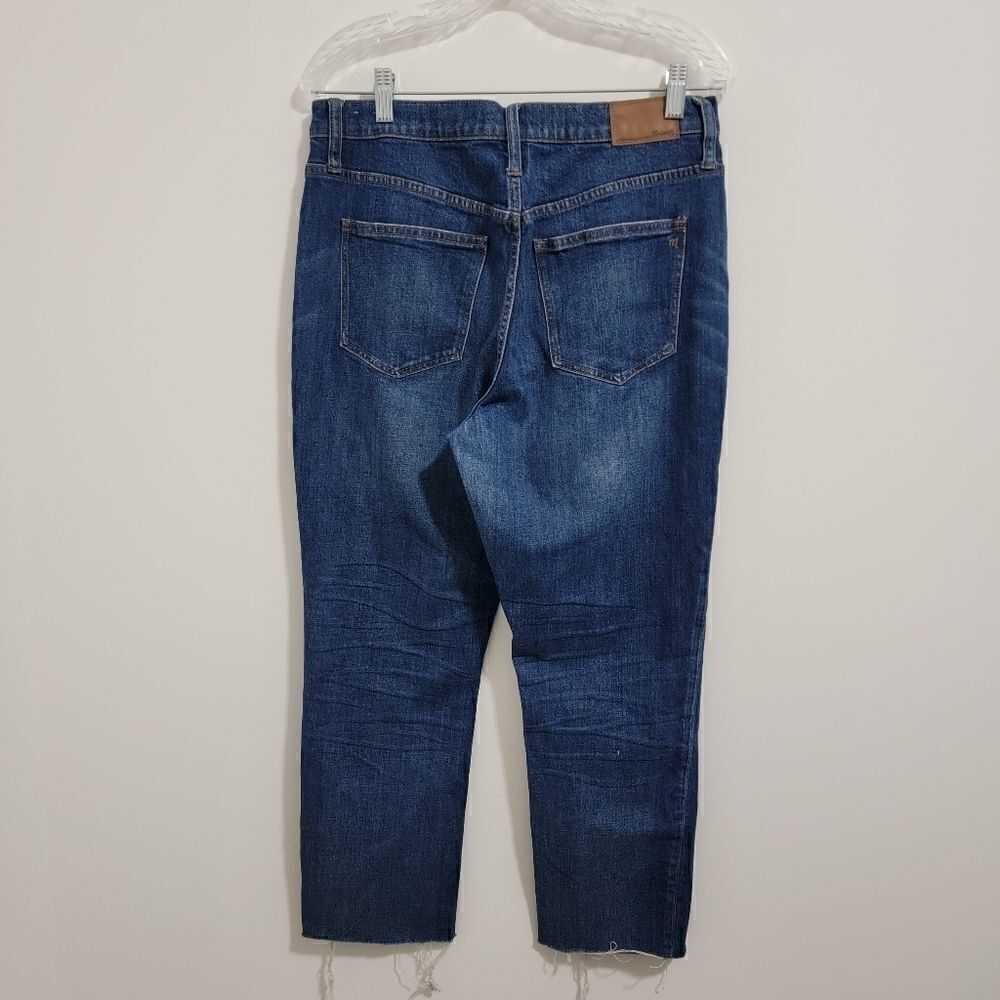 MADEWELL The High-Rise Slim Boyjean Medium Wash Size 29 - Picture 12 of 16
